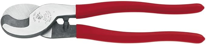 Klein Tools 63050 Cable Cutter, Made in USA, Heavy Duty Cutter for Aluminum, Copper, and Communications Cable