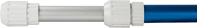 Aqua Select 6-18 Foot Telescoping Pool Vacuum Pole | Heavy Duty Aluminum Pole for Leaf Skimmers, Pool Brushes and Vacuum Heads | Expandable Swimming Pool Pole