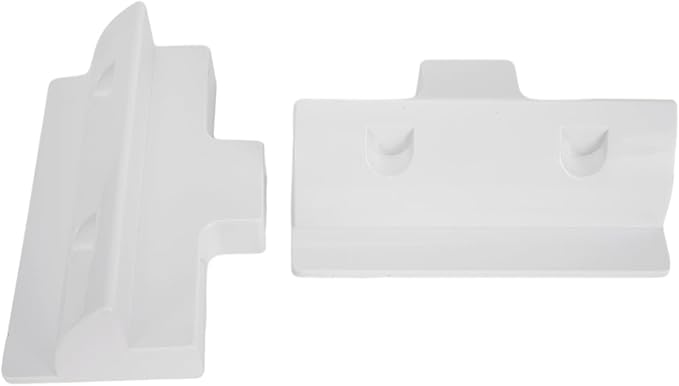 Adjustable Solar Panel Mounting Bracket Set For RV, Boat & Flat Roof – 2-Piece Black/White Kit(white.)