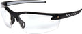 Edge DZ111-G2 Zorge G2 Wrap-Around Safety Glasses, Anti-Scratch, Non-Slip, UV 400, Military Grade, ANSI/ISEA & MCEPS Compliant, 5.04" Wide, Black Frame / Clear Lens