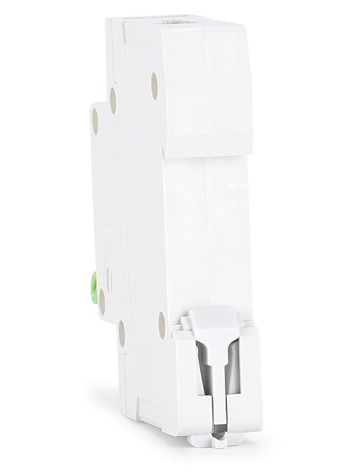 12V-110V DC Miniature Circuit Breaker, 6 Amp 1 Pole Battery Breaker Protector for Solar PV System and RV, Thermal Magnetic Trip, DIN-Rail/Surface Mount, Chtaixi DC Disconnect Switch B6