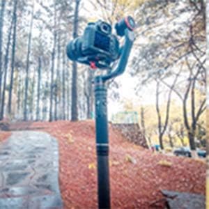 FeiyuTech 10.8" (275mm) Carbon Fiber Extension Pole – Lightweight, Durable with 1/4"-20 Screw, Compatible with Camera Gimbals, Tripods & Monopods