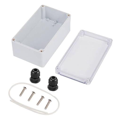 83x58x33mm ABS Plastic Junction Box, Waterproof IP65 Electrical Enclosure Box Universal Project Connection Box with PC Transparent Clear Cover 3.3x2.3x1.3 inch(83 x58 x33 mm)¡­