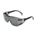 Gateway Safety 6983 Cover2 Safety Glasses Protective Eye Wear - Over-The-Glass (OTG), Gray Lens, Black Temple, 10 Pair