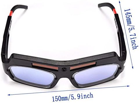 1 Pair Black Solar Auto Darkening Welding Goggle Safety Protective Welding Glasses Mask Helmet, Eyes Goggles Mask Anti-Flog Anti-glare Goggles