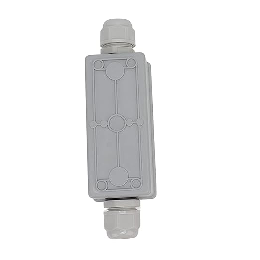 Focket 32A 500V PV DC Disconnect Switch, MCB 2P Solar Current Sink Load Switching Air Miniature Circuit Breaker with IP65 Distribution Box for Panel (Without Cable)