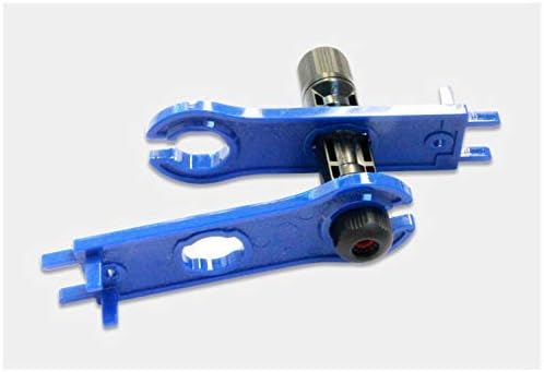 2 Pair Solar Spanner Wrenches for MC4 Connectors, Solar Panel Connector Tool Assembly