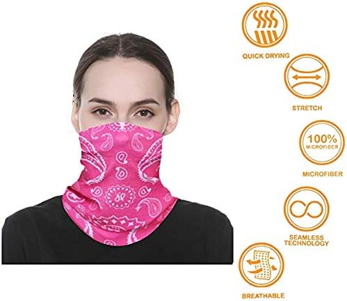 Neck Gaiter Masks Tube Scarf,Seamless Bandanas Buffs Gators,Ourdoor Face Mask Face Covering Multi Headwear