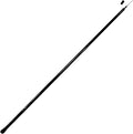 Anley 10Ft Telescopic Flagpole - Retractable Fiberglass Outdoor Telescoping Flag Pole - Reinforced Twist-to-Tighten Section & Clip Hook Top - Lightweight Durable Pole (Black)