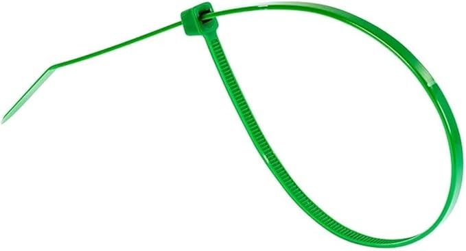GTSE 12 Inch Green Zip Ties, 1,000 Bulk Pack, 40lb Strength, UV Resistant Strong Nylon Cable Ties, Self-Locking 12" Tie Wraps
