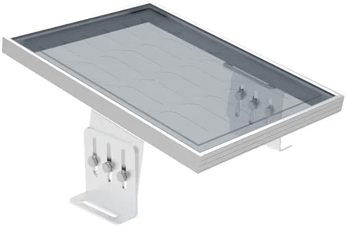 4 Sets Adjustable Solar Panel Tilt Mount Bracket, Solar Panel Rack Mount for RV, Roof, Boat, Flexible Length: 4"-7" ，Aluminum Alloy