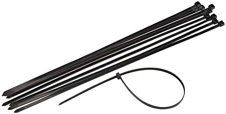 Heat Stabilized UV Nylon Cable Zip Ties [Pack of 1000] – 4 in., 18lbs, Black, Heavy Duty Zip Ties | Office Organizers