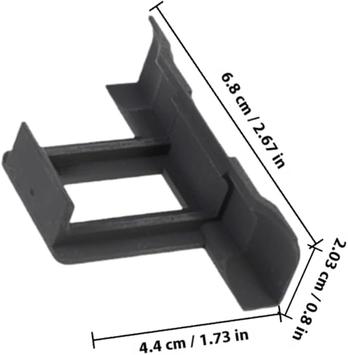 12pcs Solar Water Drain Clips and Photovoltaic Panel Water Guide Clamps 35mm Non-Coated for Outdoor Solar Panel Mud and Drainage Maintenance