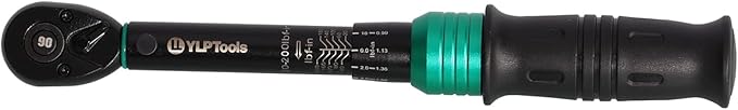 1/4-Inch Drive Click Torque Wrench, 20–200 in-lb (2.26–22.6 Nm), ±3% Accuracy, 90-Tooth Ratchet, Dual-Direction, Chrome Vanadium Steel, Includes Storage Case