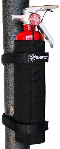 Bartact - 2.5 lb Roll Bar Fire Extinguisher Mount for Vehicle Holder, Adjustable Fire Extinguisher Holder Mount, US Made Universal Vehicle Fire Extinguisher Holder Fits All Roll Bars (Black)