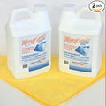 Solar Panel Cleaner - 2 btls 64oz High-Efficiency Formula, Streak-Free, Protective Finish, Easy-to-Use, Cleans at Least 7000 ft