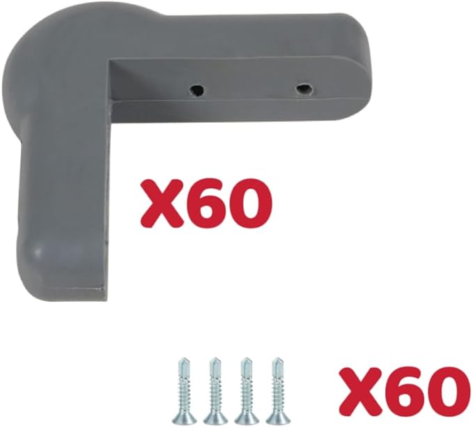 4.25 inch Rubber Corner Guard FZJ-03 Gray (12)