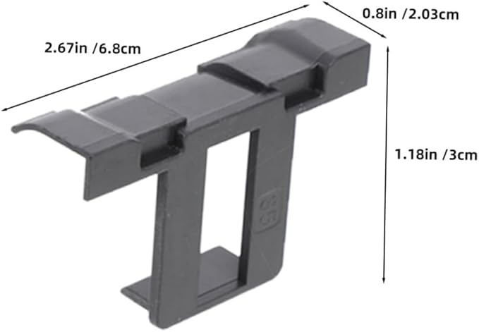 Milisten 12pcs Solar Panel Drainage Clips Buckles for Stagnant Water Removal and Reusable Photovoltaic Panel Accessories