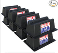 USA Made BULLKE 8-Pack Rooftop Pipe Support – 11.75" x 8" – 1000 lbs Capacity – UV-Resistant, Durable Plastic Blocks – Supports Conduit, PVC, Forge Molded Design
