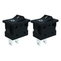JD 2pcs KCD1 Power Switch 6A 125V/250V AC Boat Rocker Switch ON/Off Switch 2Pins 2Position Toggle Switch with UL Certificate