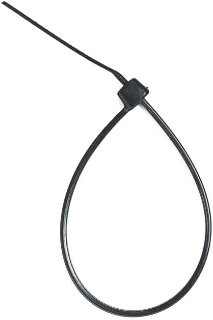 ZipTie.com 6-inch UV Resistant Black Multi-Purpose Cable Tie, 45-lb Tensile Strength, UL 21 Listed, 1,000-Pack