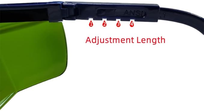 IR 5.0 Welding Safety Glasses, Anti Fog Lens Safety Eyewear Goggles, Adjustable Frames, Scratch-Resistant, Torch Brazing Welding Cutting Soldering Goggles, Helmet, Mask, UV Protection