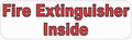 StickerTalk Fire Extinguisher Inside Magnet, 10 inches by 3 inches