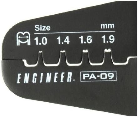ENGINEER PA-09 Precision Micro Connector Crimping Pliers 175mm. Made in Japan. Crimp AWG #32 to #20 Wires across 100 Different Terminals & D-Sub Connectors Contacts