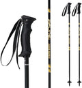 Zipline Lollipop 14.0 Graphite Carbon Composite Ski Poles – Lightweight, Durable, All-Mountain – Ergonomic Grip, Vibration Dampening, Ideal for Groomers and Freestyle. Choice of Skiers