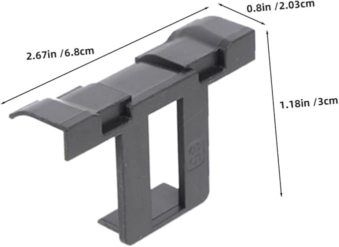 GALPADA 12pcs Solar Panel Water Guide Clips Photovoltaic Drainage Buckle for Efficient Cleaning and Stagnant Water Removal Durable Material for Solar Panel Maintenance