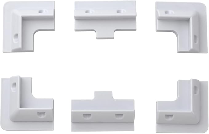Spartan Power ABS Drill Free Solar Panel Mount 6 Piece (White) Great for RV's, Vans, Trailers, Buses, Skoolies, Boats