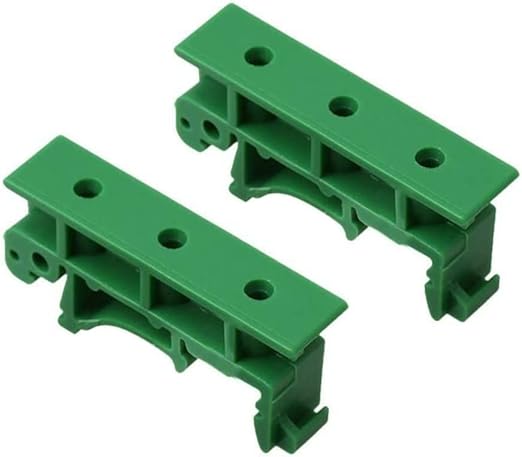 20 Sets C45 PCB DIN Rail Mounting Adapter 35mm 15mm Circuit Board Mounting Bracket Holder Carrier Clip