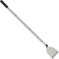 Floor Scraper Tool, Garden Flat Shovel, Razor Blade Paint Scrapers for Wallpaper Sticker Removal, Tile Gum Glue Stains Cleaning Tools, Snow Shovel for Driveway-Stainless Steel Long Handle