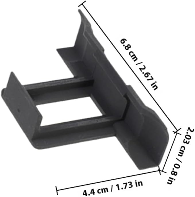 Beaupretty 12pcs Solar Panel Water Guide Clips 35mm Drainage Clamp for Photovoltaic Module Maintenance Outdoor Water and Mud Deflector Accessories