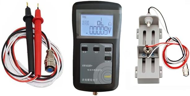 T-king LeTkingok 4 Line YR1035 Battery Internal Resistance Test Meter-- High Precision /Battery Voltage Tester/Digital Battery Analyzer (Set F), Grey