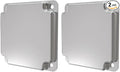 Hubbell RACO 804C 4 in. Square Exposed Work Cover, Blank, No Holes (Pack of 2)
