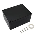 LeMotech Project Box ABS Plastic IP65 Waterproof Dustproof Electrical Junction Box Outdoor Enclosure for Electronics Black 4.5 x 3.5 x 2.1 inch(115 x 90 x 55 mm)(Pack of 1)
