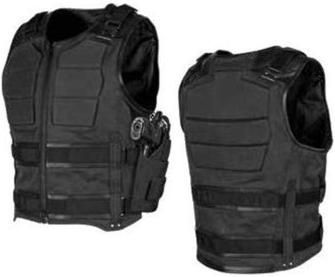 Speed and Strength Men's True Grit Armored Vest, Black, Small