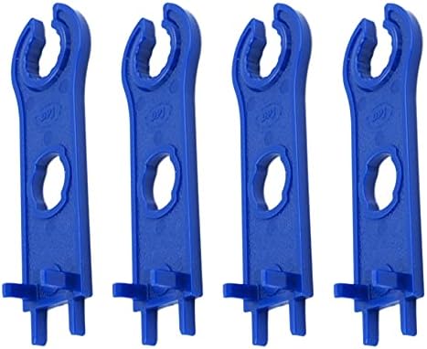 2 Pair Solar Spanner Wrenches for MC4 Connectors, Solar Panel Connector Tool Assembly