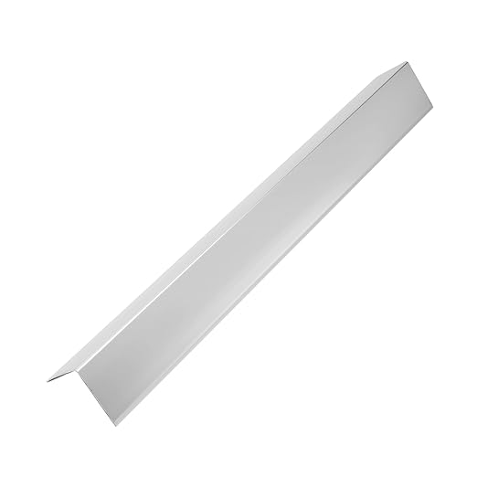 LC LICTOP Aluminum Corner Guards, Metal Angle Stock, Peel and Stick L Shaped Wall Door Frame, Cabinet Protectors Edge Trim Molding, 13.8in L x 1.55in W x 0.07in T, 4Pcs Silver