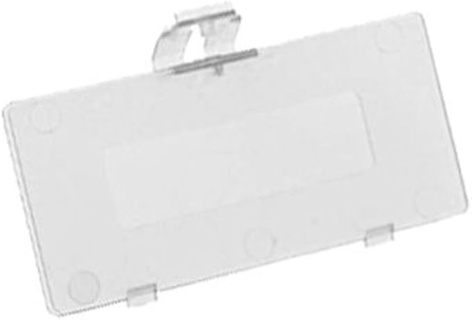Ambertown Clear Battery Back Door Cover Case for Gameboy Pocket GBP Replaceme