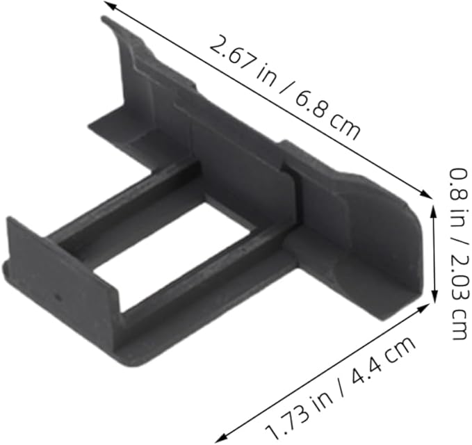 BESPORTBLE 12pcs Photovoltaic Panel Water Guide Clips Drainage for Easy Outdoor Cleaning and Maintenance Durable Design Versatile Use for Solar Panels