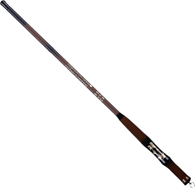 Goture Telescopic Pocket Mini Fishing Pole, Portable Small Handle Fishing Pole, Ultralight High Strength Stream River Dike Lake Fishing Rods, 5.5 6 7 8 9 10 11 12 14FT, 19 Tone Dark Brown
