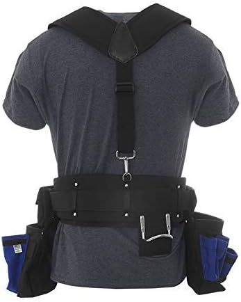 BOULDER BAG Comfort Padded Suspenders. (Tool Belt NOT included) High Tech Padded Suspenders w/Extreme Support and Comfort for your Tool Belt. Made by Boulder Bag. Suspenders Made in the USA