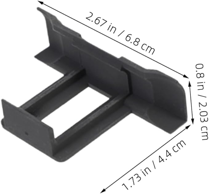 12pcs Water Drainage Clips for Solar Panels Durable Photovoltaic Panel Drain Buckle Efficient Stagnant Water Removal Material Design