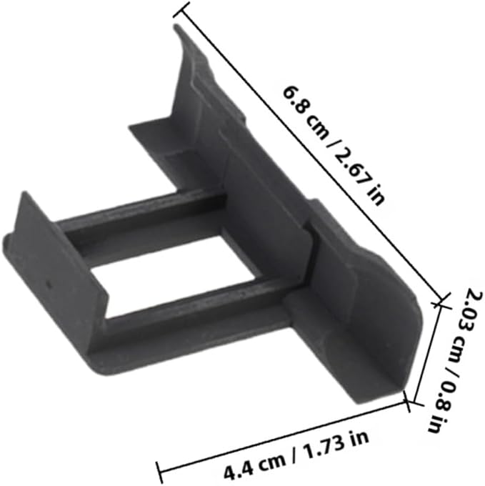 ARTIBETTER 12pcs Photovoltaic Panel Water Guide Clips 35mm Solar Panel Drainage Clamps for Outdoor Water Removal and Mud Drainage