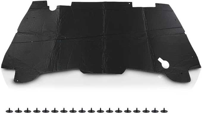 G-PLUS Hood Insulation Pad w/ Clips Compatible with Dodge Ram 1500 1994-2001/Not Fit Durango Or Dakota/Not Fit for Diesel