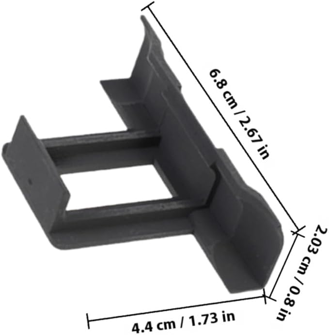 YARNOW 12pcs Solar Panel Drain Clips and Water Guide Mud Clamps for Outdoor Photovoltaic Modules 35mm Non-Coated Stagnant Water Removal and Drainage Solution