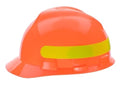 MSA 10102193 V-Gard Cap Style Safety Hard Hat With Fas-Trac III Ratchet Suspension | Polyethylene Shell, Self Adjusting Crown Straps - Standard Size in Hi-Viz Orange/Yellow-Green Stripe