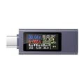 diymore USB C Power Meter Testers,USB-C Tester Color Screen,Digital Multimeter,Voltage Current Tester USB Battery Checker USB Voltage Current Voltmeter USB Mobile Testers USB Power Tester
